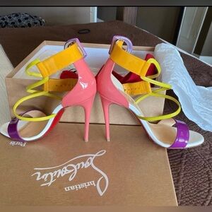 Christan Louboutin multi-color choca lux